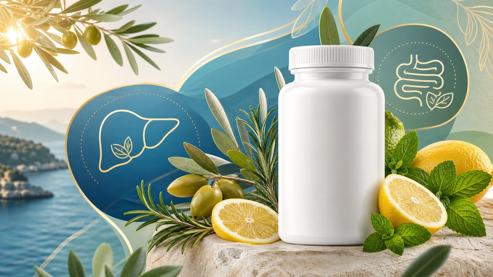 Product-themed illustration for Liv Pure